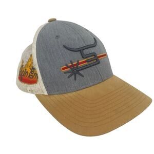 Spin Em Rodeo Cowboy Spur Longhorn Adjustable Hat